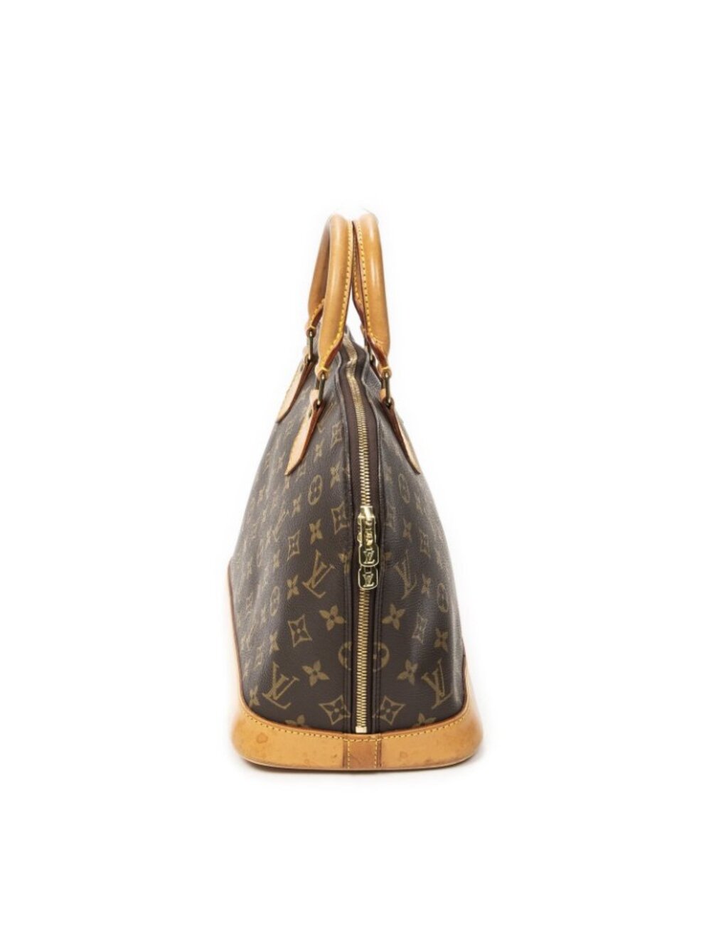 Louis Vuitton Alma Brown Monogram Canvas Handbag - Picture 4 of 10